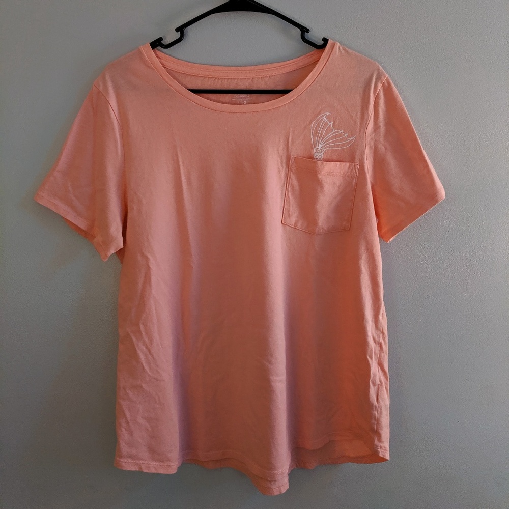 Relaxed Mermaid Pocket Tee